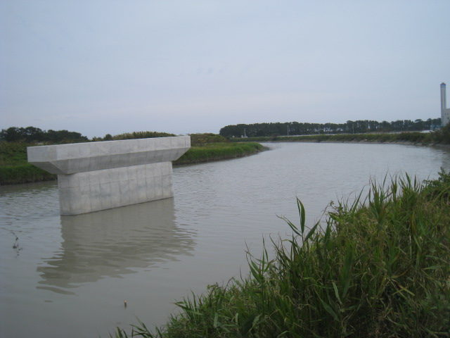 新坂口谷橋 橋脚